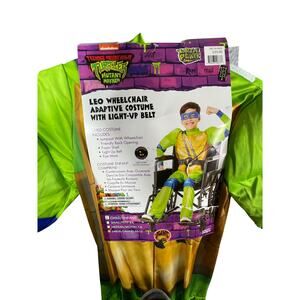 Teenage Mutant Ninja Turtles Costume Child Large Leo Wheelchair Adaptive NWT